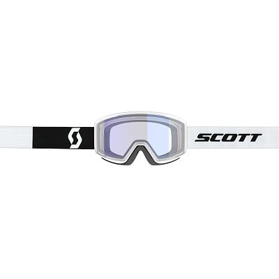 Превью Горнолыжная маска Маска горнолыжная SCOTT Factor Pro Team White/Black/Illuminator Blue Chrome (283567-7068342)
